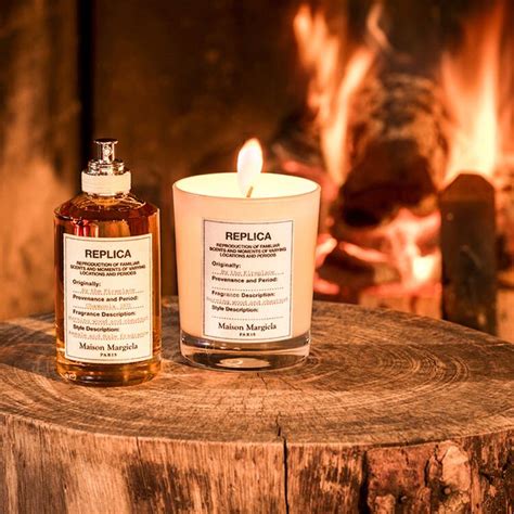by the fire place